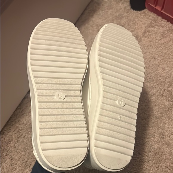 A New Day Women's White Platform Sneakers - Picture 3 of 5